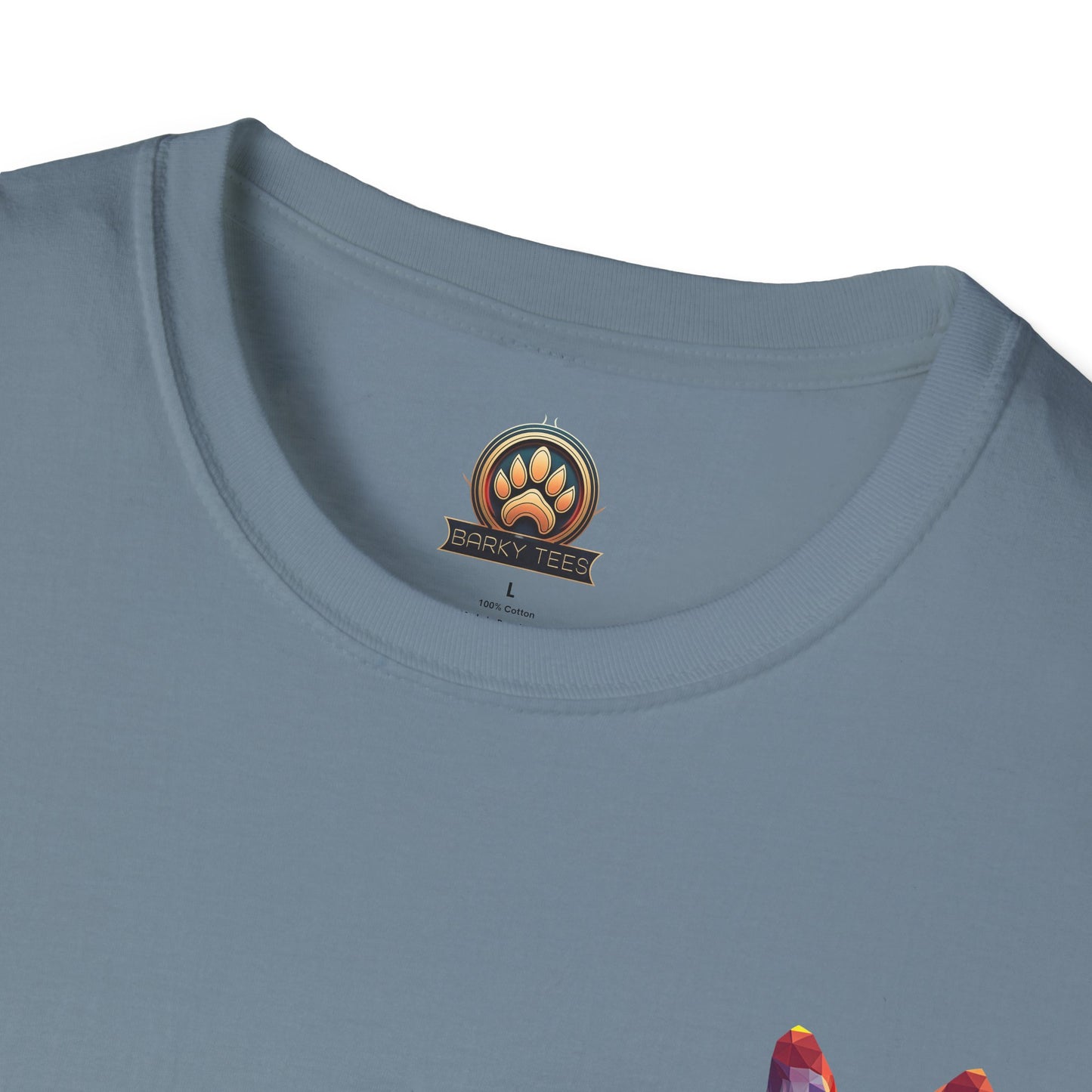 Polygon Style French Bull Dog T-Shirt - Pocket & Large Back Print