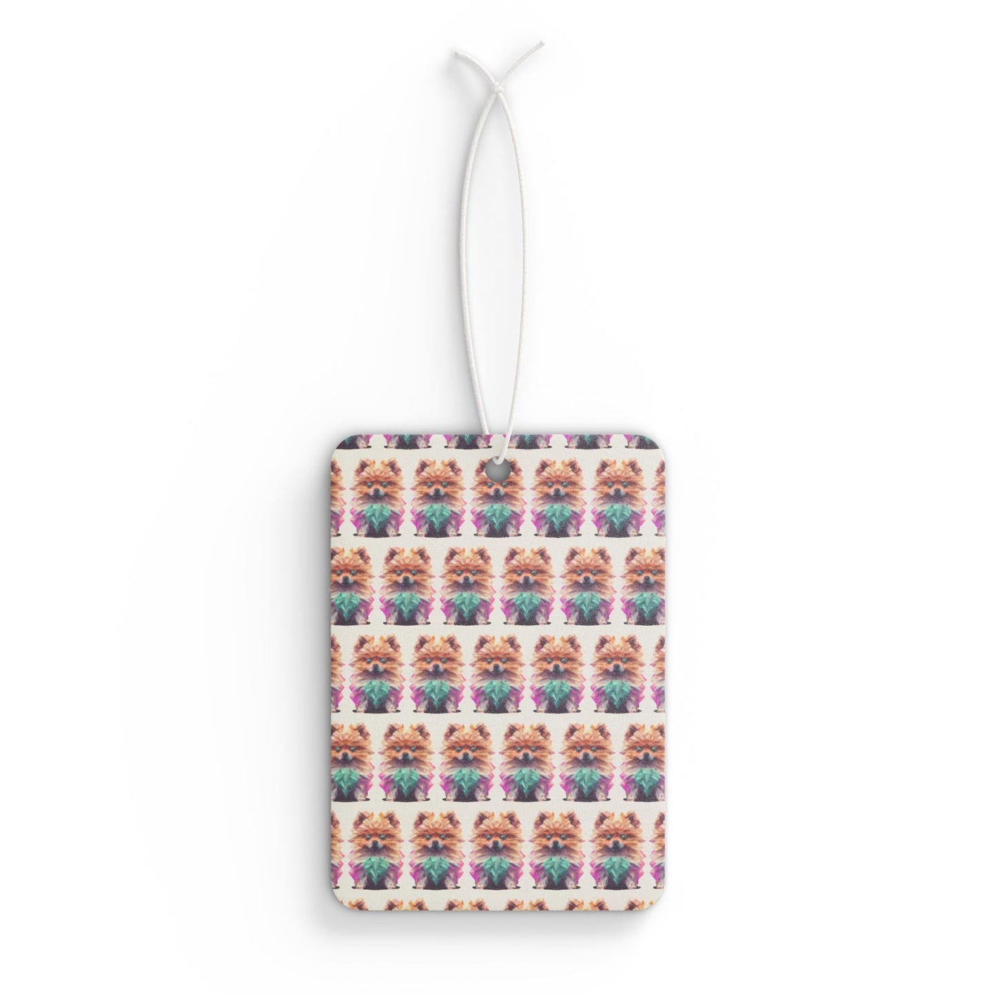 Car Air Freshener - Polygon Pomeranian Air Freshener