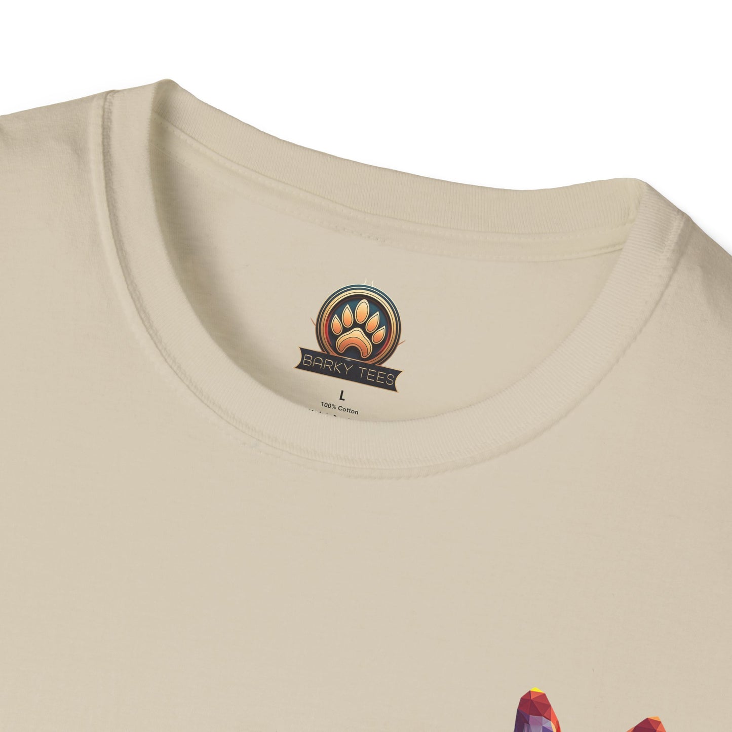 Polygon Style French Bull Dog T-Shirt - Pocket & Large Back Print