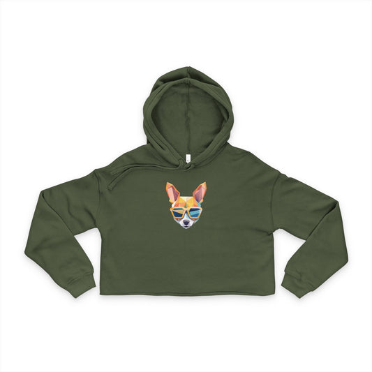 Sunny Chihuahua Cropped Hoodie