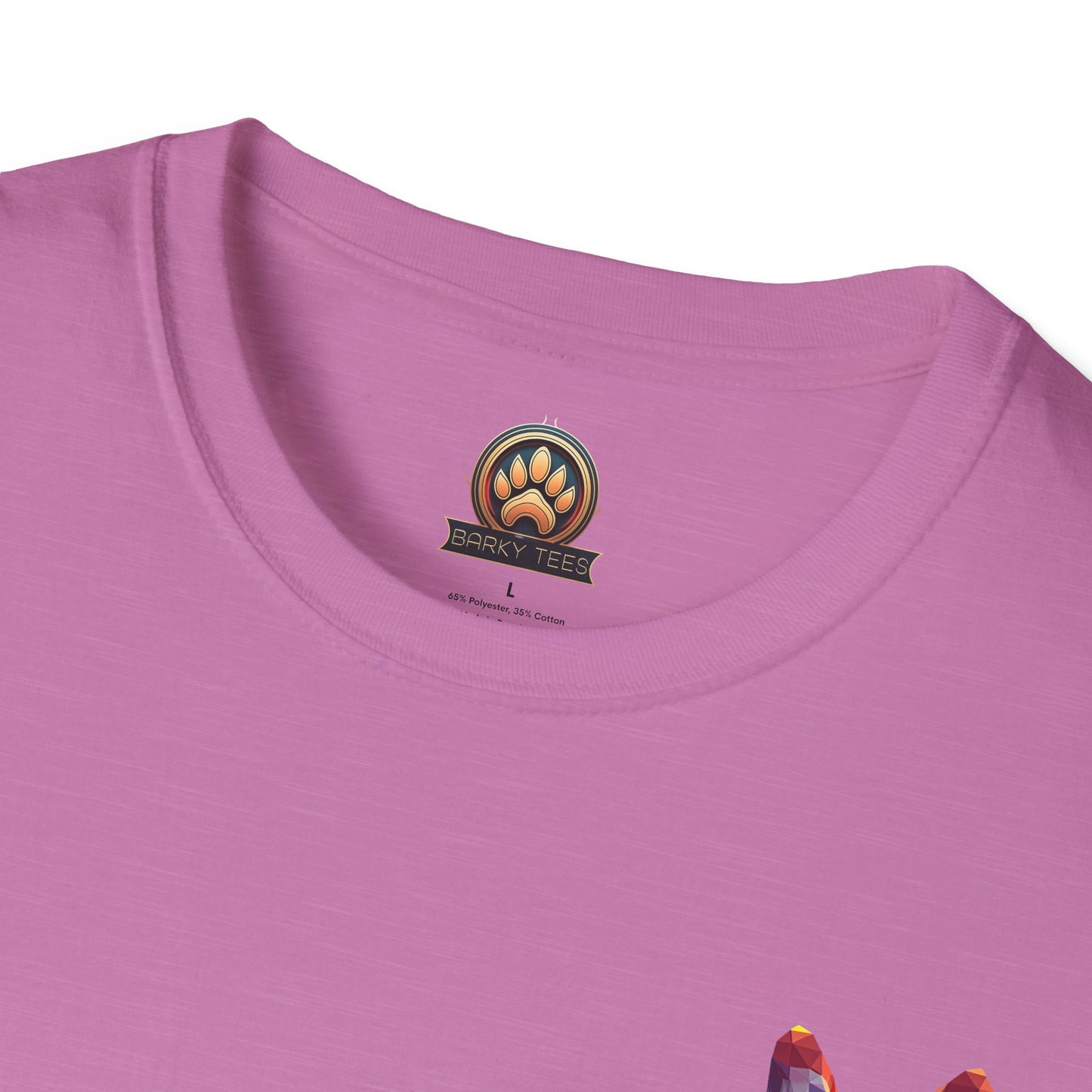 Polygon Style French Bull Dog T-Shirt - Pocket & Large Back Print