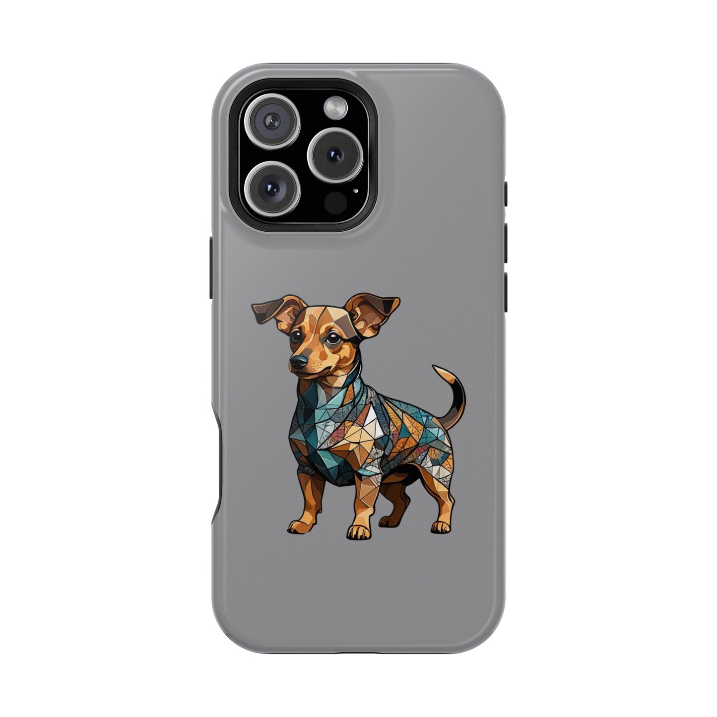 Polygon Style Pop Art Chiweenie Dog iPhone Phone Case