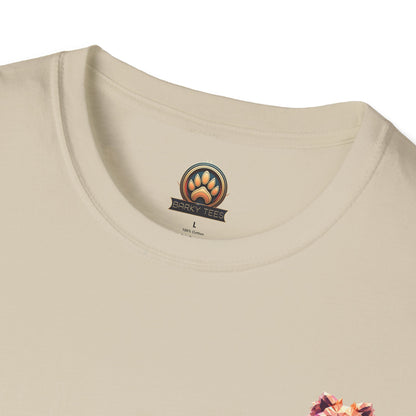 Polygon Pomeranian Dog T-Shirt - Pocket & Large Back Print