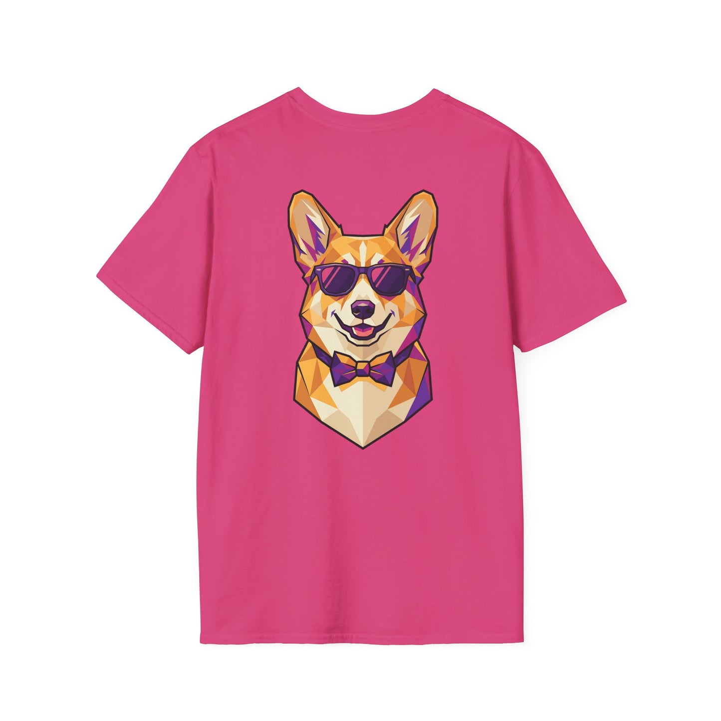 Dapper Corgi Tee - Pocket & Large Back Print