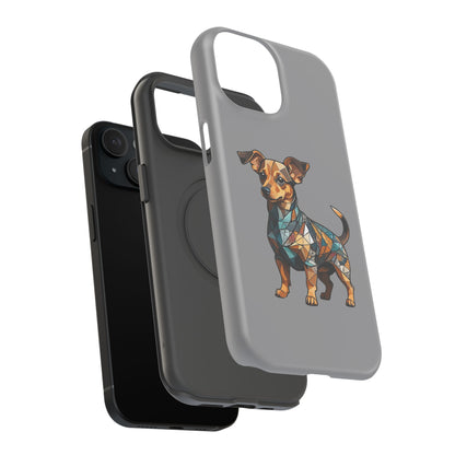 Polygon Style Pop Art Chiweenie Dog iPhone Phone Case