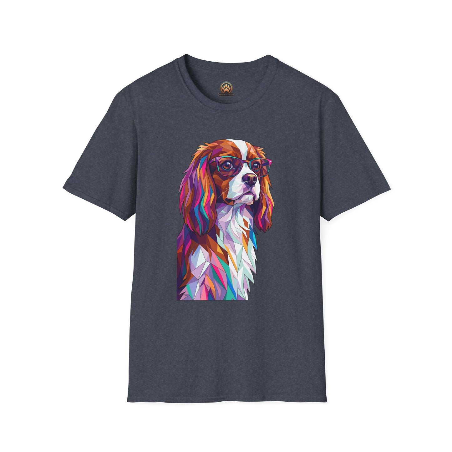 Portrait Cavalier King Charles Tee - Large Front Print