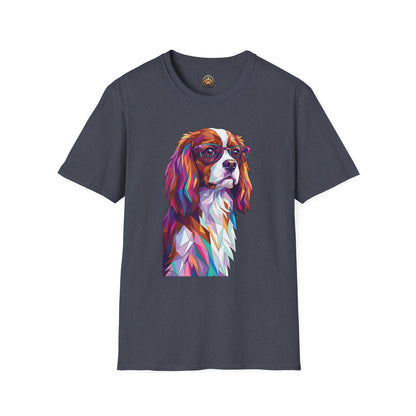 Portrait Cavalier King Charles Tee - Large Front Print