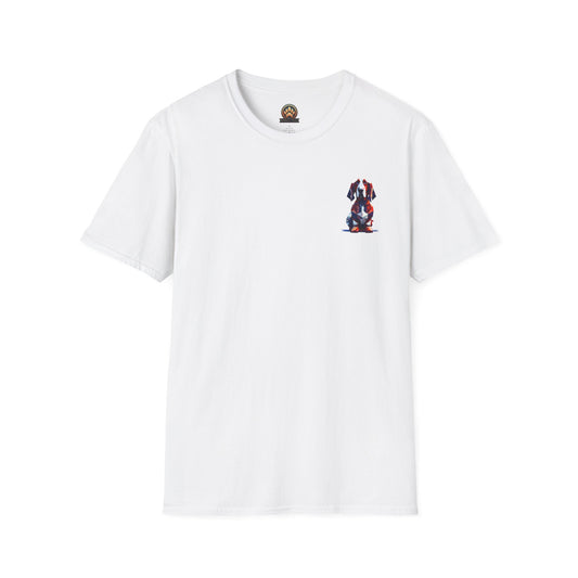 Polygon Basset Hound Tee - Pocket & Large Back Print