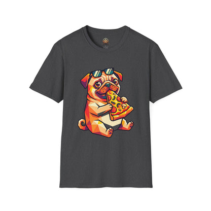Pizza Pug Tee - Large Front Print