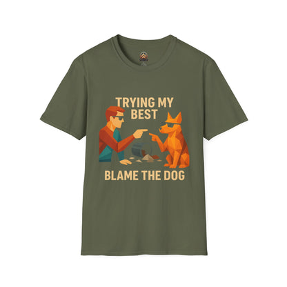 Blame the Dog - Large Front Print