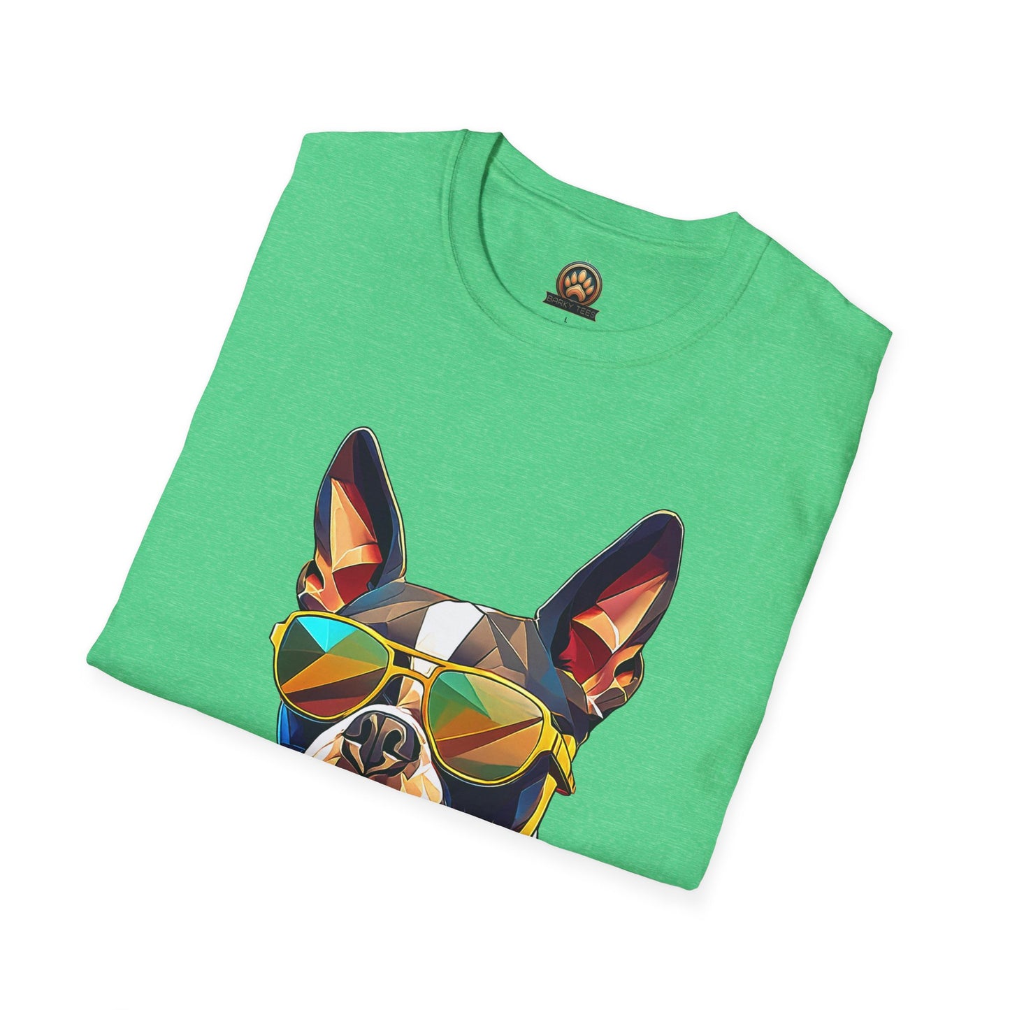 Sunny Boston Terrier Tee - Large Front Print