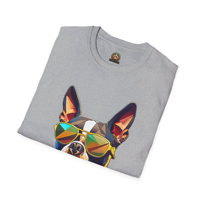 Sunny Boston Terrier Tee - Large Front Print