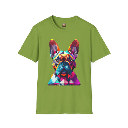Polygon French Bulldog Tee - Large Front Print