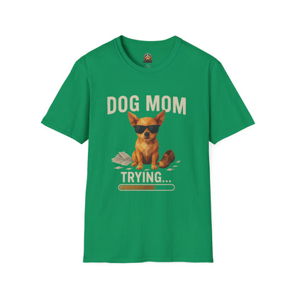 Dog Mom... Trying - Large Front Print Only