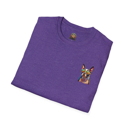 Sunny Boston Terrier Tee - Pocket & Large Back Print
