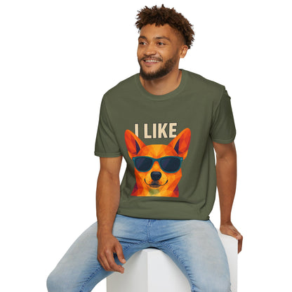I Like Corgi Butts Tee - Large Front and Back Print