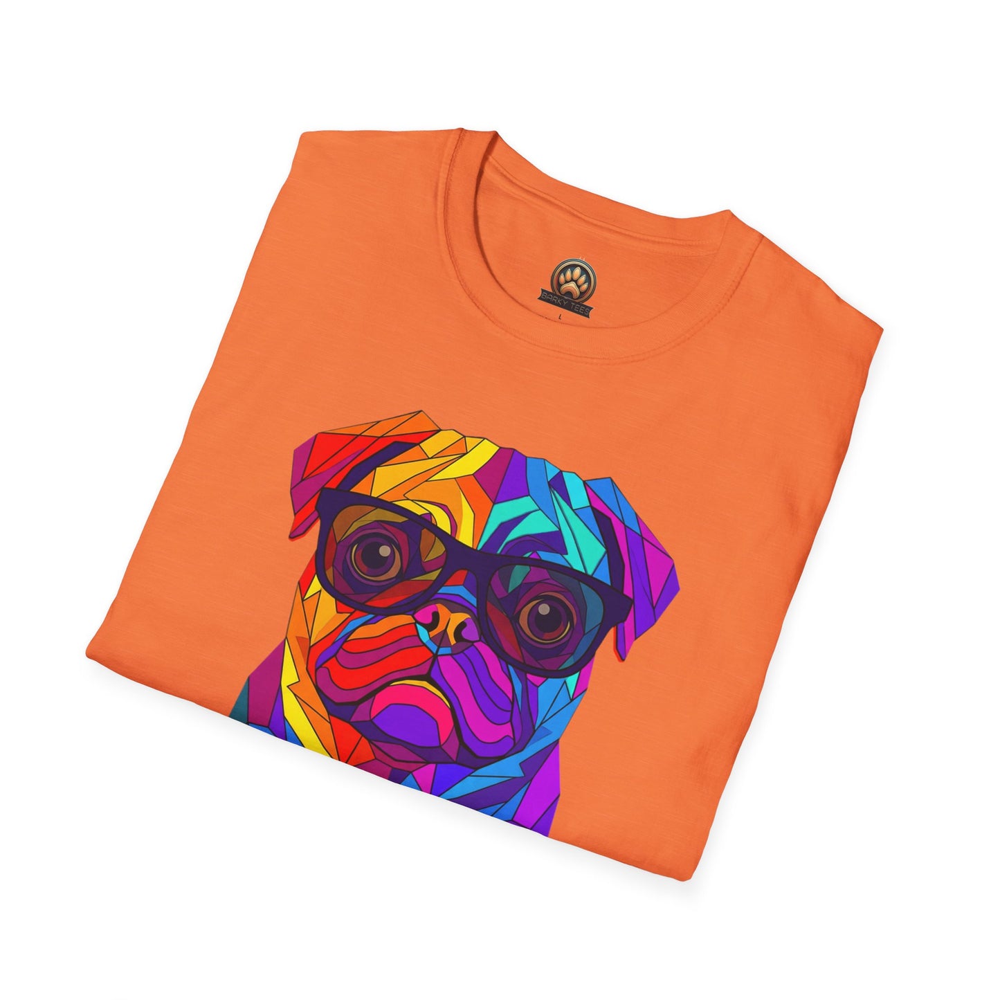 Professor Pug Tee - Large Front Print