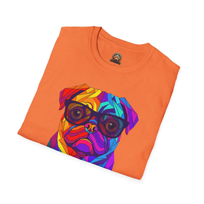 Professor Pug Tee - Large Front Print