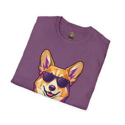 Dapper Corgi Tee - Large Front Print