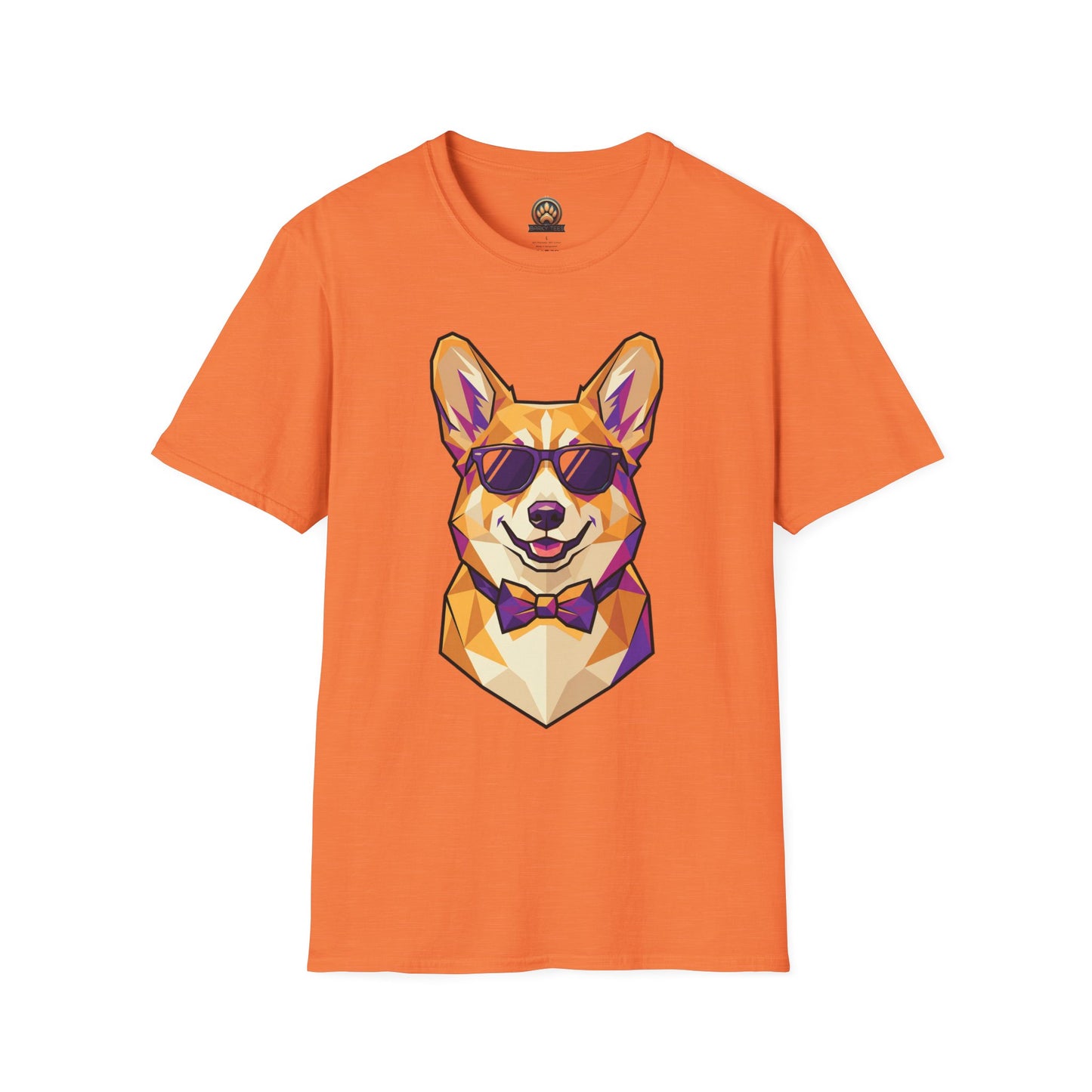 Dapper Corgi Tee - Large Front Print