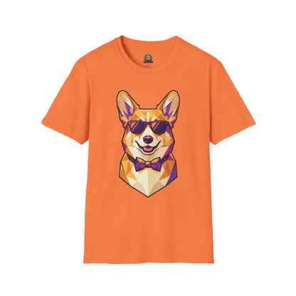 Dapper Corgi Tee - Large Front Print