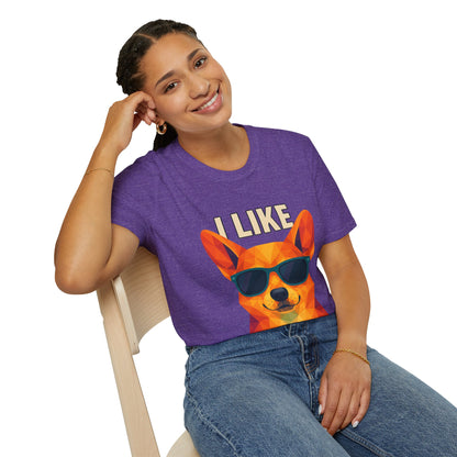 I Like Corgi Butts Tee - Large Front and Back Print