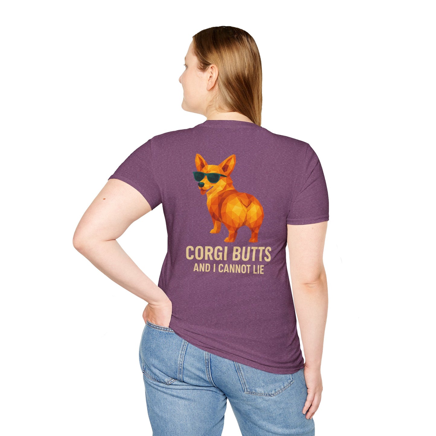 I Like Corgi Butts Tee - Large Front and Back Print