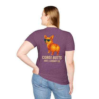 I Like Corgi Butts Tee - Large Front and Back Print