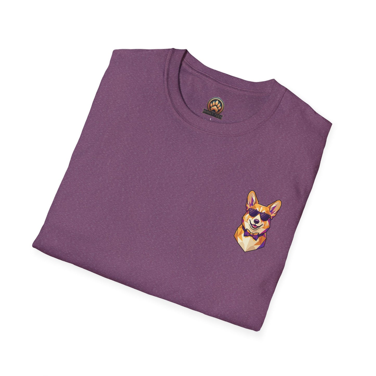 Dapper Corgi Tee - Pocket & Large Back Print