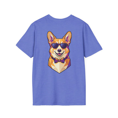 Dapper Corgi Tee - Pocket & Large Back Print
