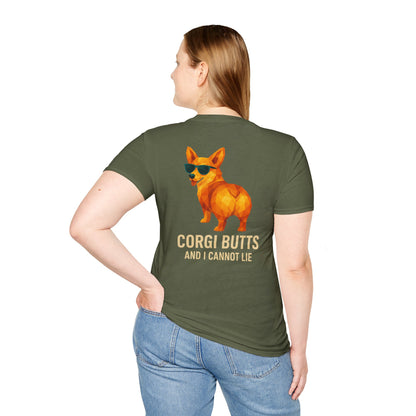 I Like Corgi Butts Tee - Large Front and Back Print