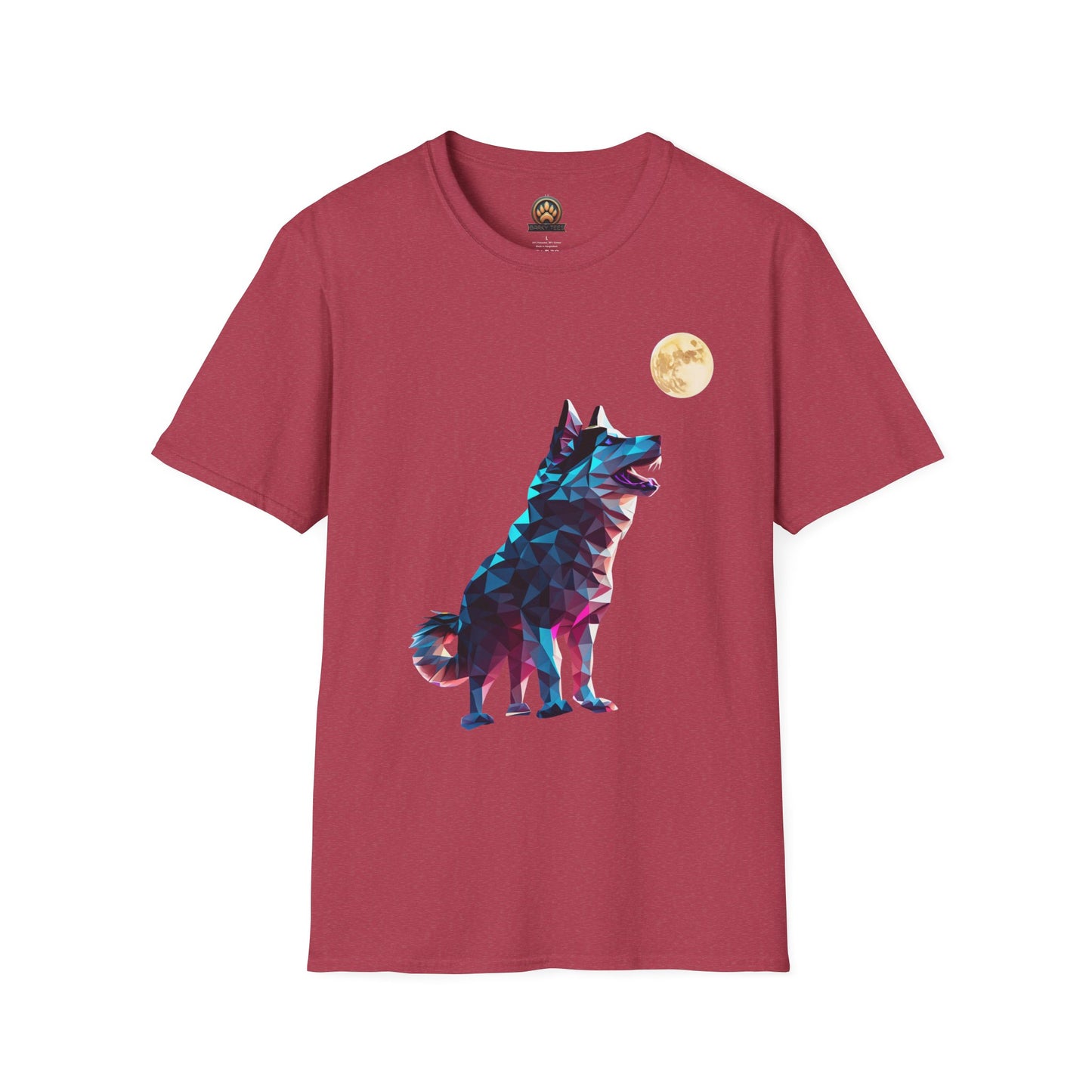Polygon Alaskan Husky Tee - Large Front Print