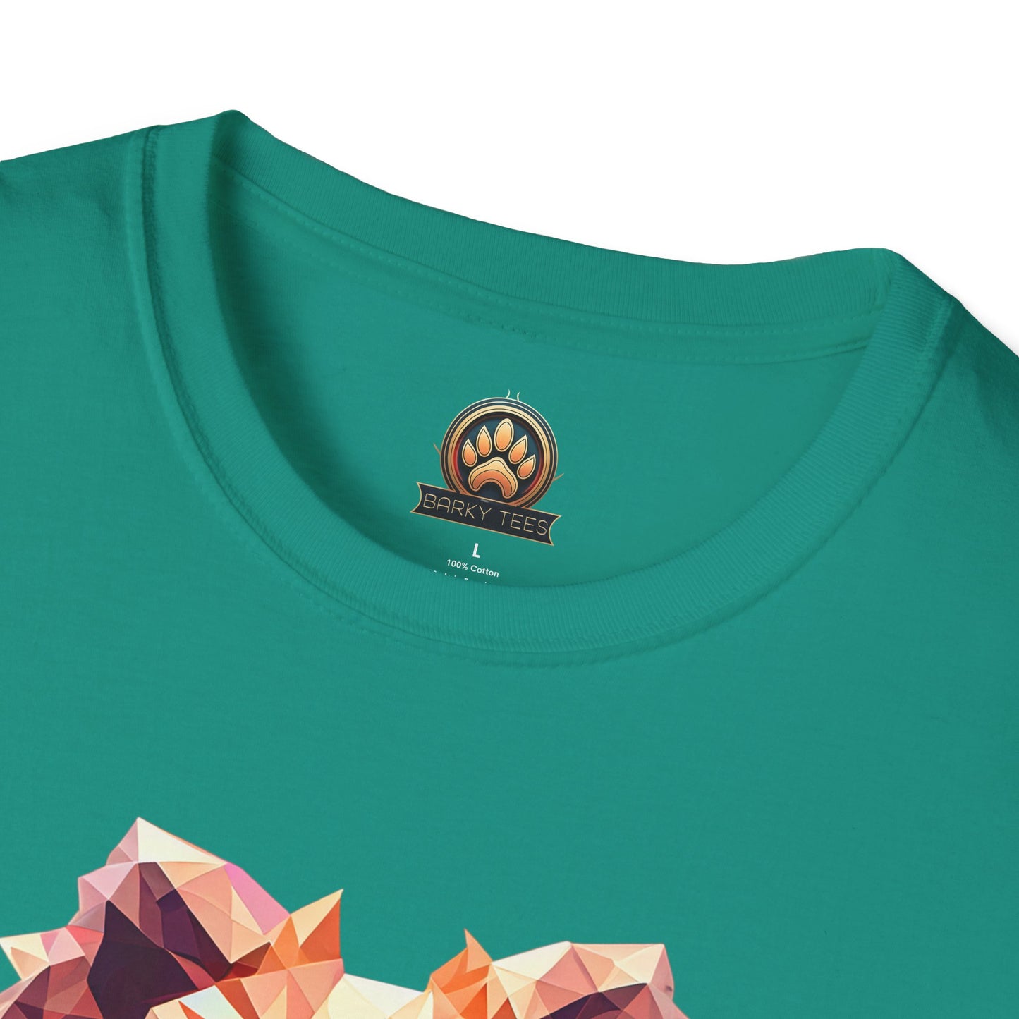 Polygon Pomeranian Tee - Large Front Print