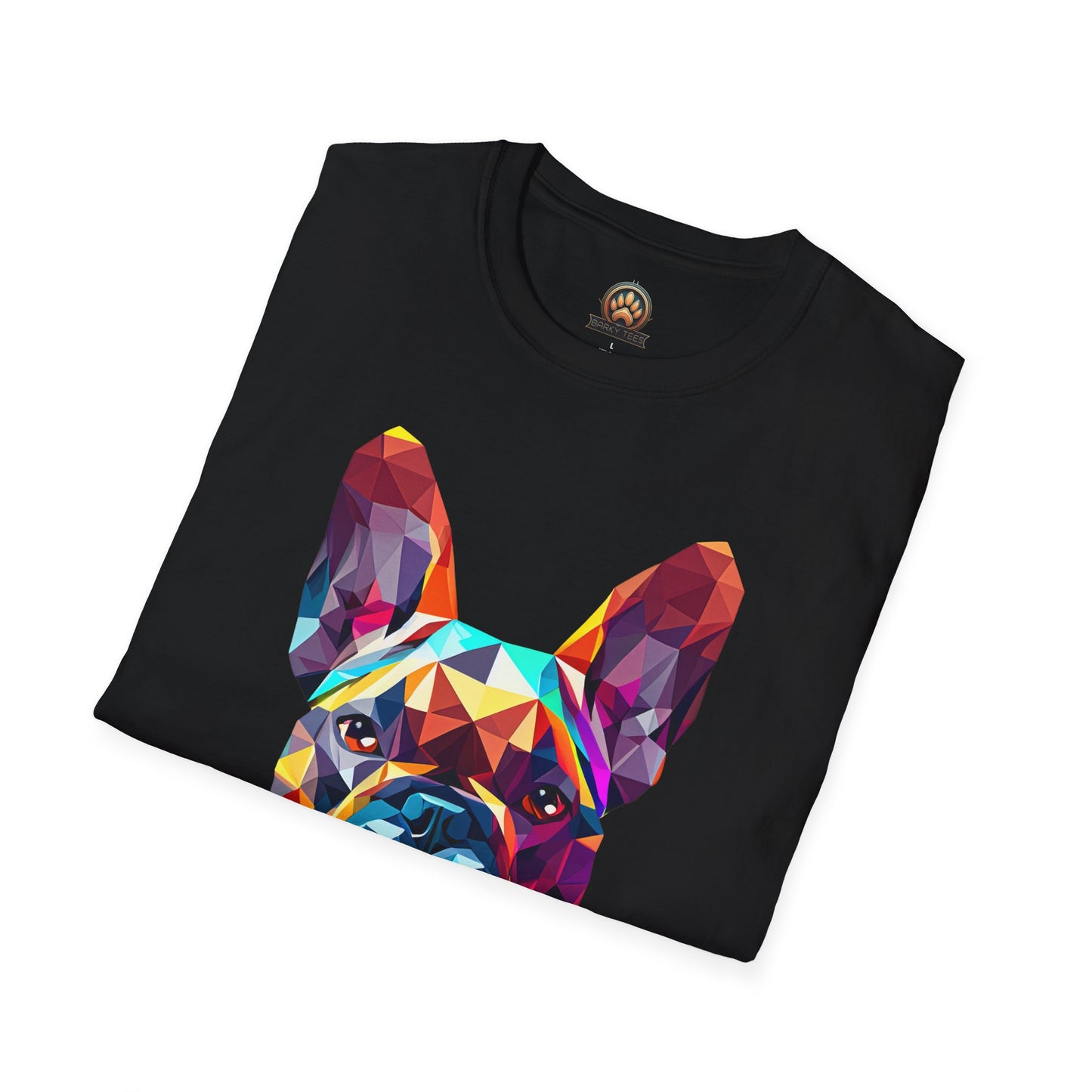 Polygon French Bulldog Tee - Large Front Print
