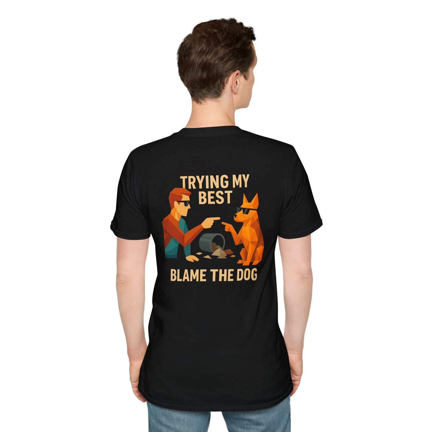 Blame the Dog - Pocket Logo and Large Back Print