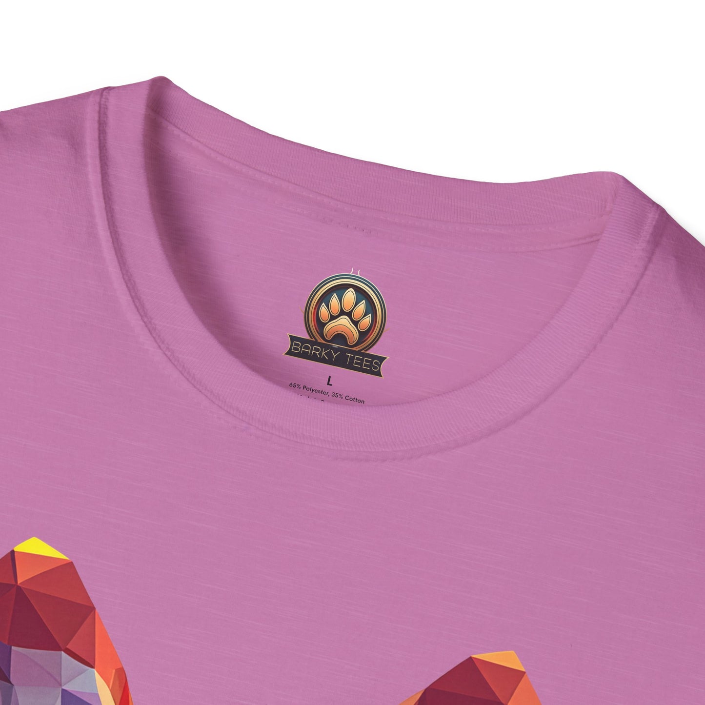 Polygon French Bulldog Tee - Large Front Print