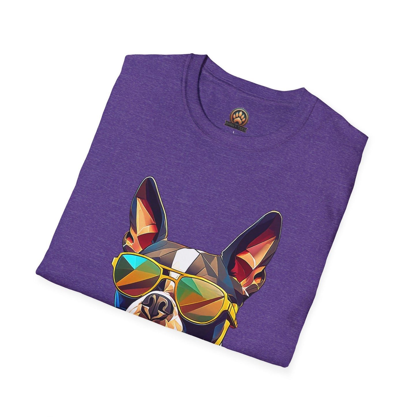 Sunny Boston Terrier Tee - Large Front Print