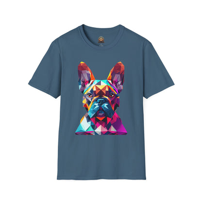 Polygon French Bulldog Tee - Large Front Print