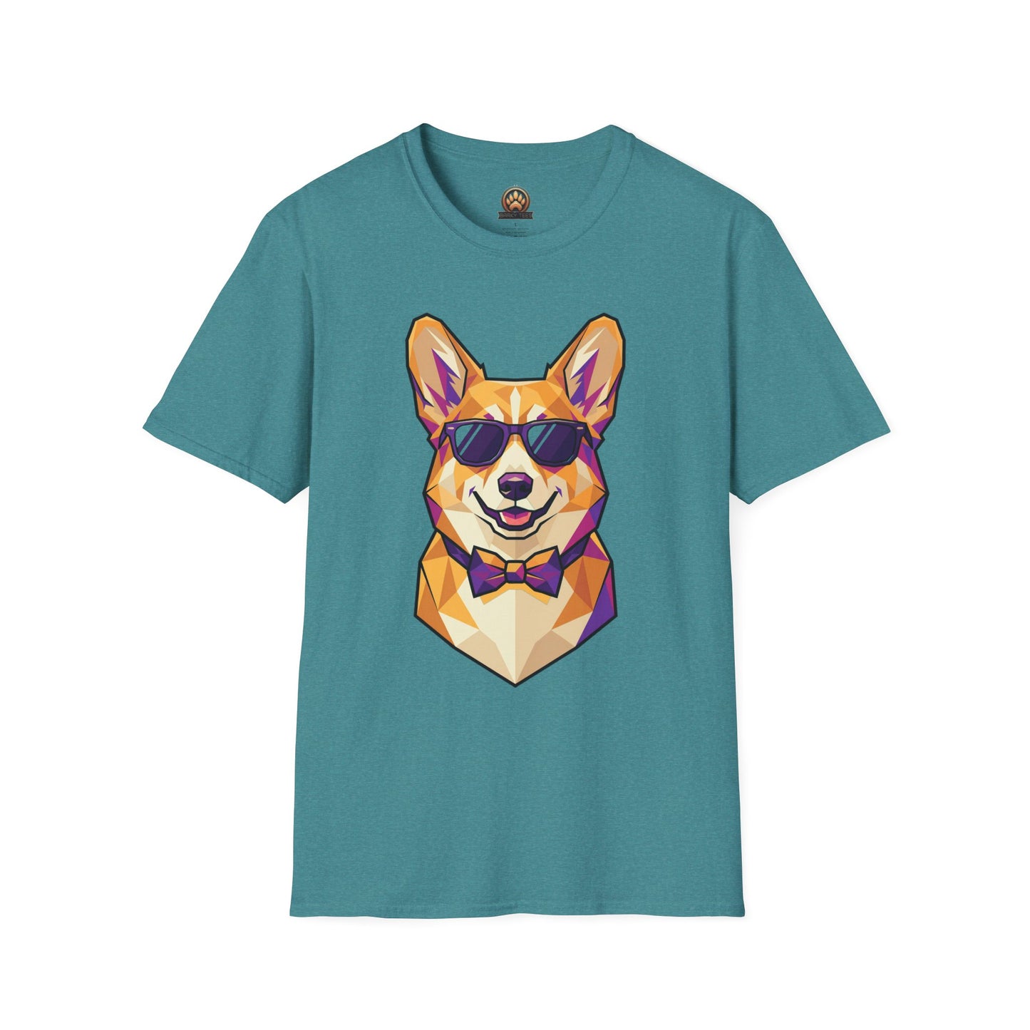 Dapper Corgi Tee - Large Front Print