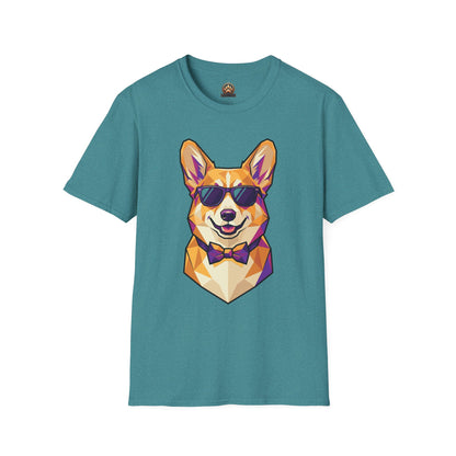 Dapper Corgi Tee - Large Front Print