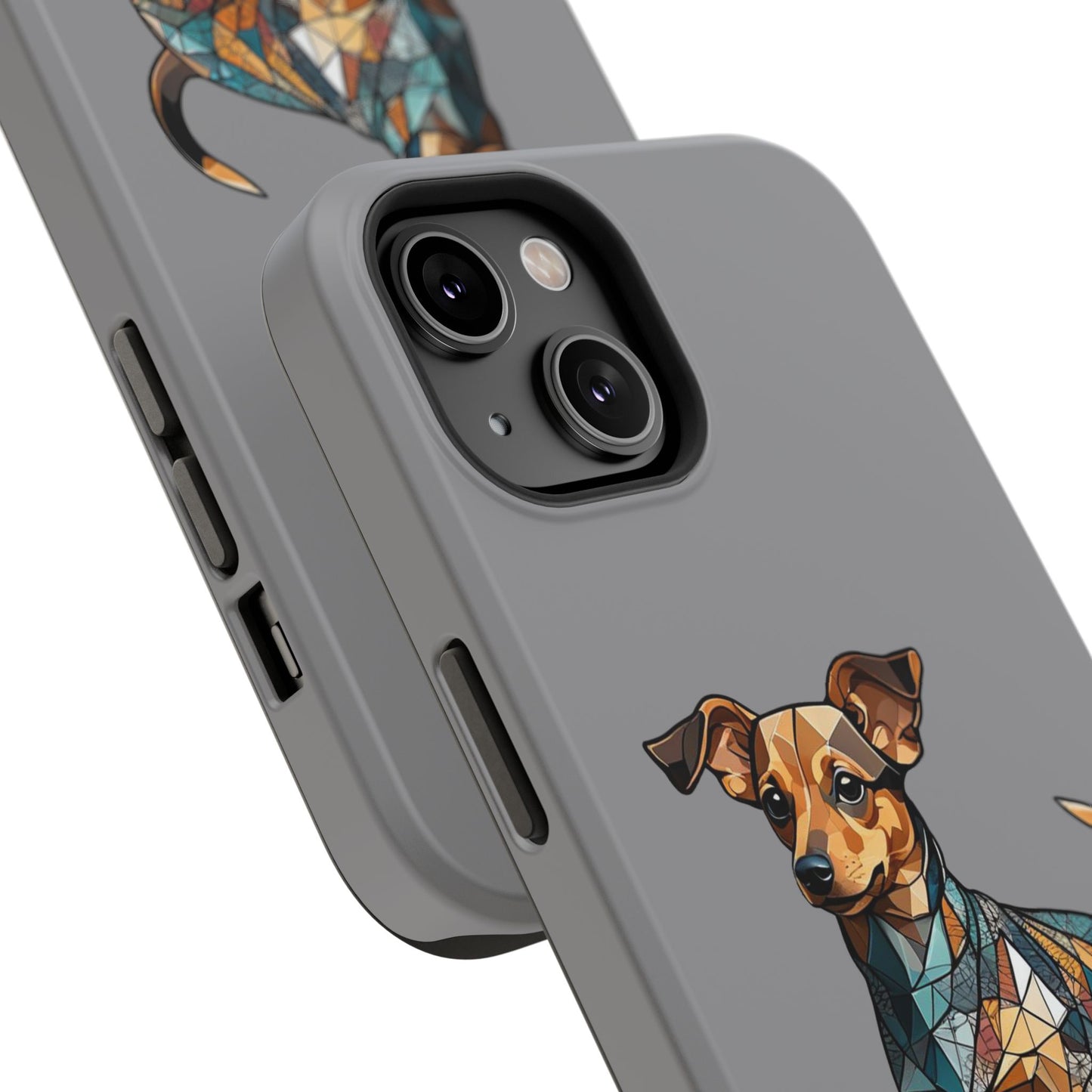 Polygon Style Pop Art Chiweenie Dog iPhone Phone Case