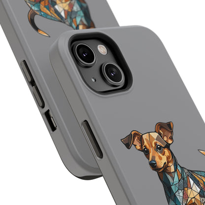 Polygon Style Pop Art Chiweenie Dog iPhone Phone Case