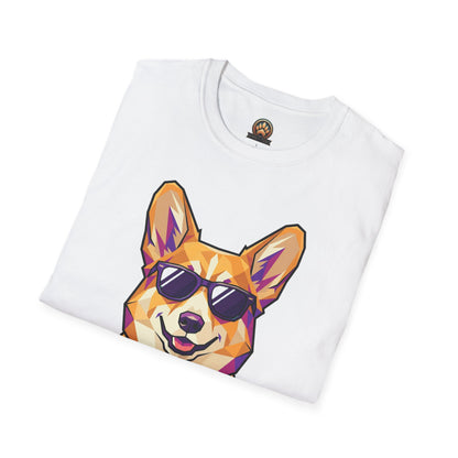 Dapper Corgi Tee - Large Front Print