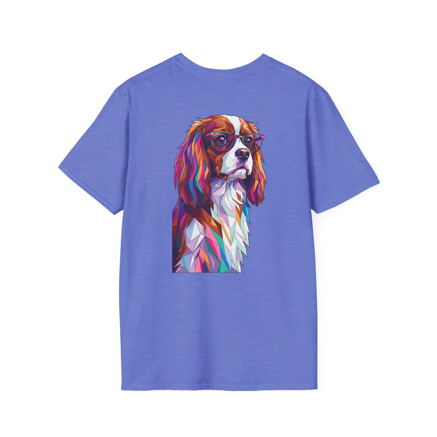 Portrait Cavalier King Charles Tee - Pocket & Large Back Print