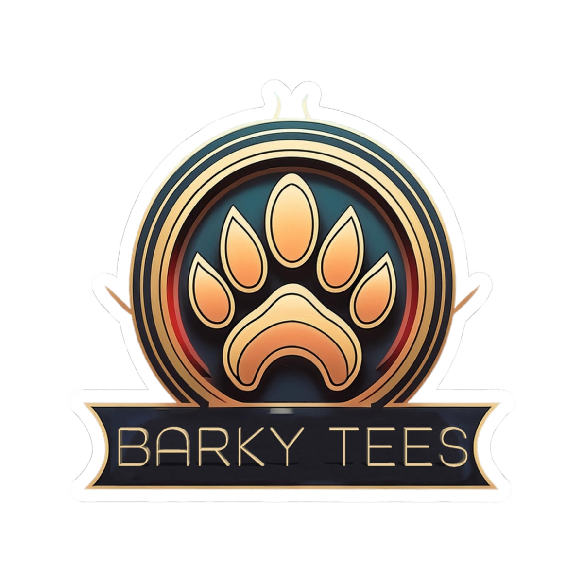 Barky Tees Logo Sticker