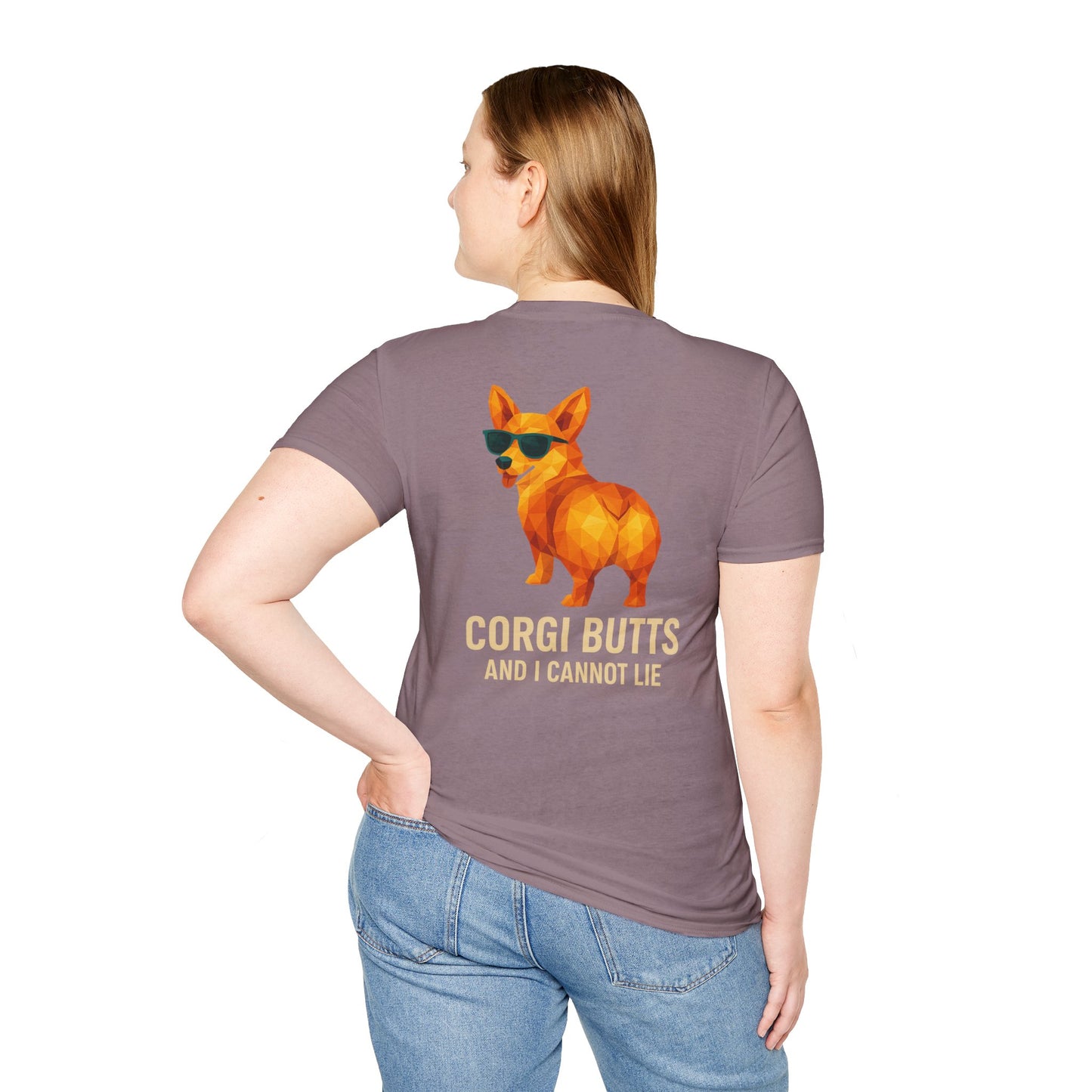 I Like Corgi Butts Tee - Large Front and Back Print