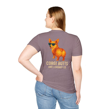 I Like Corgi Butts Tee - Large Front and Back Print