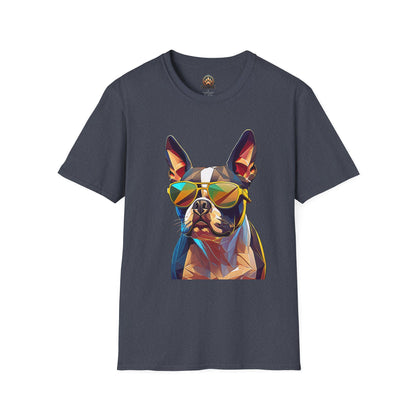 Sunny Boston Terrier Tee - Large Front Print