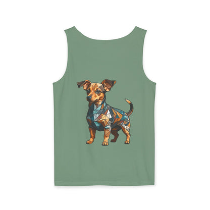 Polygon Chiweenie Tank Top - Pocket & Large Back Print