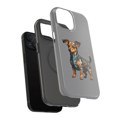 Polygon Style Pop Art Chiweenie Dog iPhone Phone Case